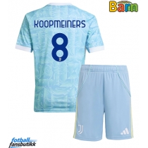 Juventus Teun Koopmeiners #8 Bortedraktsett Barn 2025-26 Kortermet (+ Korte bukser)